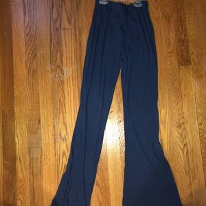 long blue dress pants